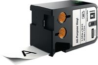 Schriftband für DYMO XTL Vinyl 41mm x 7m schwarz auf weiß