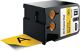 Schriftband für DYMO XTL Vinyl 54mm x 7m schwarz auf gelb