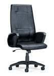 Chefsessel Leder schwarz m.Dynamikwippe Lehnen-H.780mm m.Armlehnen