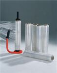 Stretchfolienset Spezial, NW-Nr.: 9000487253 L300m x B450mm 20 µm, transp.m.1 Abroller u.6 Rollen  