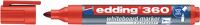 Whiteboardmarker 360 rot, NW-Nr.: 9000487701 Strich-B.1,5-3mm, Rundspitze   