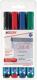 Flipchartmarker 383, NW-Nr.: 9000487955 schwarz/rot/blau/grün, Strich-B.1-5mm Keilspitze EDDING