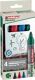 Whiteboardmarkerset 28, NW-Nr.: 9000487994 EcoLine, schwarz/rot/blau/grün Strich-B.1,5-3mm, Rundspitze