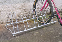Fahrradständer 10er verz., NW-Nr.: 9000489019 Hoch-/Tiefstellung, B.2400xT.430mm 2seitig 2seitig, f.Normal-/u.Mountainbike  
