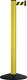 Gurtpfosten einfach, NW-Nr.: 9109489921 D70xH1000mm Pfosten rot, Gurt rot/weiß VIA GUIDE