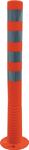 Sperrpfosten, NW-Nr.: 9000490026 Ku.orange/weiß D.80mm, z.Schr.m.Befestigungsmate rial H.1000mm  