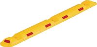 Leitschwelle, NW-Nr.: 9000490040 L1170xB150xH50mm PP gelb, m.roten Reflexstreifen   