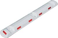 Leitschwelle, NW-Nr.: 9000490041 L1170xB150xH50mm PP weiß, m.roten Reflexstreifen   