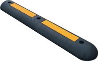 Leitschwelle, NW-Nr.: 9000490044 L1000xB150xH60mm PVC, schwarz m.gelben Reflexstreifen  