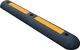 Leitschwelle, NW-Nr.: 9000490044 L1000xB150xH60mm PVC, schwarz m.gelben Reflexstreifen