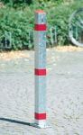 Sperrpfosten STA silber, NW-Nr.: 9000490124 kippbar,z.Aufdübeln, URBANUS z.Aufdübeln  