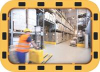 Sicherheits-/Verkehrsspie, NW-Nr.: 9000490243 gel H400xB600mm, Acryl,gelb/schwarz 15m ca.110Grad-Blickwinkel, 15m DANCOP  