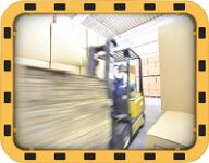 Sicherheits-/Verkehrsspie, NW-Nr.: 9000490244 gel H600xB800mm, Acryl,gelb/schwarz 22m ca.110Grad-Blickwinkel, 22m DANCOP  