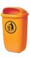 Abfallbehälter, NW-Nr.: 9000491025 H650xB395xT250mm 50l, orange SULO DIN30713