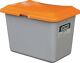 Streugutbehälter, NW-Nr.: 9000491204 L890xB600xH640mm 200l GFK, grau/orange o.Entnahmeöffnung CEMO