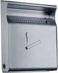 Wandascher, NW-Nr.: 9000491230 B232xT62xH285mm silber, WESCO wetterfest, z.Wandmontage  