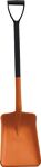 Allzweckschaufel PP, NW-Nr.: 9190491283 orange Blattmaß, 350x260x80mm mit D-Griff orange PP  