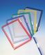 Sichttafel PVC, NW-Nr.: 9000492000 m.Drahtrahmen, ku.-ummantelt rot DIN A4 reflexionsfrei, 10St./Btl.TARIFOLD