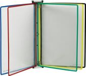 Wandhalter 10 Sichttafeln, NW-Nr.: 9000492057 farbig sortiert, m.Drahtrahmen,ku.-ummante lt  