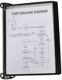 Wandhalter 5 Sichttafeln, NW-Nr.: 9000492064 PVC schwarz, m.Neodym-Magnetf.DIN A4
