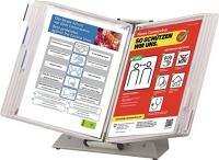 Tischständer PVC weiß 10, NW-Nr.: 9000492075 Sichttafeln A4 lackierter, Metallständer TARIFOLD   