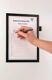 Magnetrahmen DIN A4, NW-Nr.: 9000492423 schwarz, selbstklebend,Front offen 1St./Btl.DURABLE