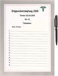 Magnetrahmen DIN A4, NW-Nr.: 9000492424 silber, selbstklebend,Front offen 1St./Btl.DURABLE  