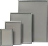 Klappr.Plakatmaß DIN A4 Klemmprofil 24mm silberf.elox.WSM