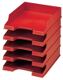 Briefablage f.DIN A4-C4, NW-Nr.: 9000493405 Ku. blau H67xB245xT350mm, stapelbar m.Greifzone u.Schriftfeld