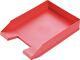 Briefablage DIN A4-C4 Ku.rot H67xB254xT347mm m.Griffmulde u.Beschriftungsfeld