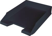 Briefablage f.DIN A4-C4, NW-Nr.: 9000493459 Ku.schwarz, H67xB254xT347mm mit Griffmulde und, Beschriftungsfeld HELIT  
