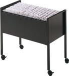 Bürowagen H592xB655xT368mm schwarz m.1 Hängeregister f.ca.80 Hängeordner