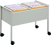 Hängeregistraturwagen, NW-Nr.: 9000493655 H592xB760xT425mm, f.ca.2x50 Hängemappen A4 2-bahnig DURABLE  