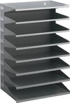 Sortierstation 8 Fächer, NW-Nr.: 9000493661 H540xB360xT250mm, Stahlbl.lichtgrau DURABLE Metall lichtgrau  