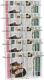 Prospekthalter H780xB436xTmm Anz.Fächer 5 DIN A3 Draht silber