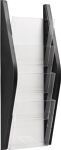 Prospekthalter H540xB220xT80mm DIN A5 hoch schwarz