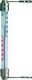 Fensterthermometer Messber.-50 b.50GradC H200xB23xT28mm Metall TFA