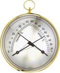 Thermo-Hygrometer Messber.0 b.40GradC/Luft 15-99% T.35mm Messingring