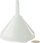 Trichter D.208/20mm, NW-Nr.: 9000495176 H.218mm HD-PE natur, m.Sieb HÜNERSDORFF   
