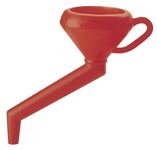 Werkstatttrichter m.Auslaufende HD-Polyethylen D.175/150mm HÜNERSDORFF