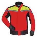 Waldarbeiter-Softshelljacke ESCHE Gr.XXL rot/gelb/schwarz ELYSEE