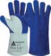 Schweißerhandschuhe Mühlheim Blue Gr.11 blau/grau Rindspaltleder