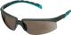 Schutzbrille S2002SGAF-BGR-EU EN 166 EN172 Bügel grau/türkis,Scheibe grau