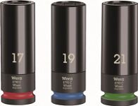 Kraftsteckschlüsselsatz Wheel Impaktor C Set 1 3-tlg.1/2 Zoll lang,6-kant WERA