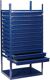 Schubladenelement LOGS 90 H1160xB540xT390mm 12 Schubl.blau RAL 5022 LOGS