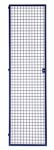 Gittertür LOGS 240 H1970xB540mm blau RAL 5022 abschl.LOGS