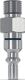 Schlauchkupplung SK 100-2,SK 100-3 Sauerstoff G 1/4Zoll RH AGS Stift WITT