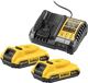 Akku-Starter-Set DCB1104D2 18V 2Ah DEWALT
