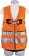 Warnweste MAS40 Quick EN361 EN20471 2-Punkt,Weste orange f.Gr.44-54 MAS