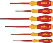 Schraubendrehersatz 3201 K6 6-tlg.Schlitz/PH slim fix VDE WIHA